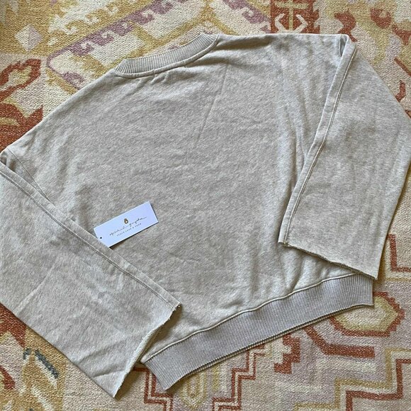 SPIRITUAL GANGSTER Halle Wide-Sleeve Crewneck Sweatshirt (Size: XS) NWT - Picture 7 of 15